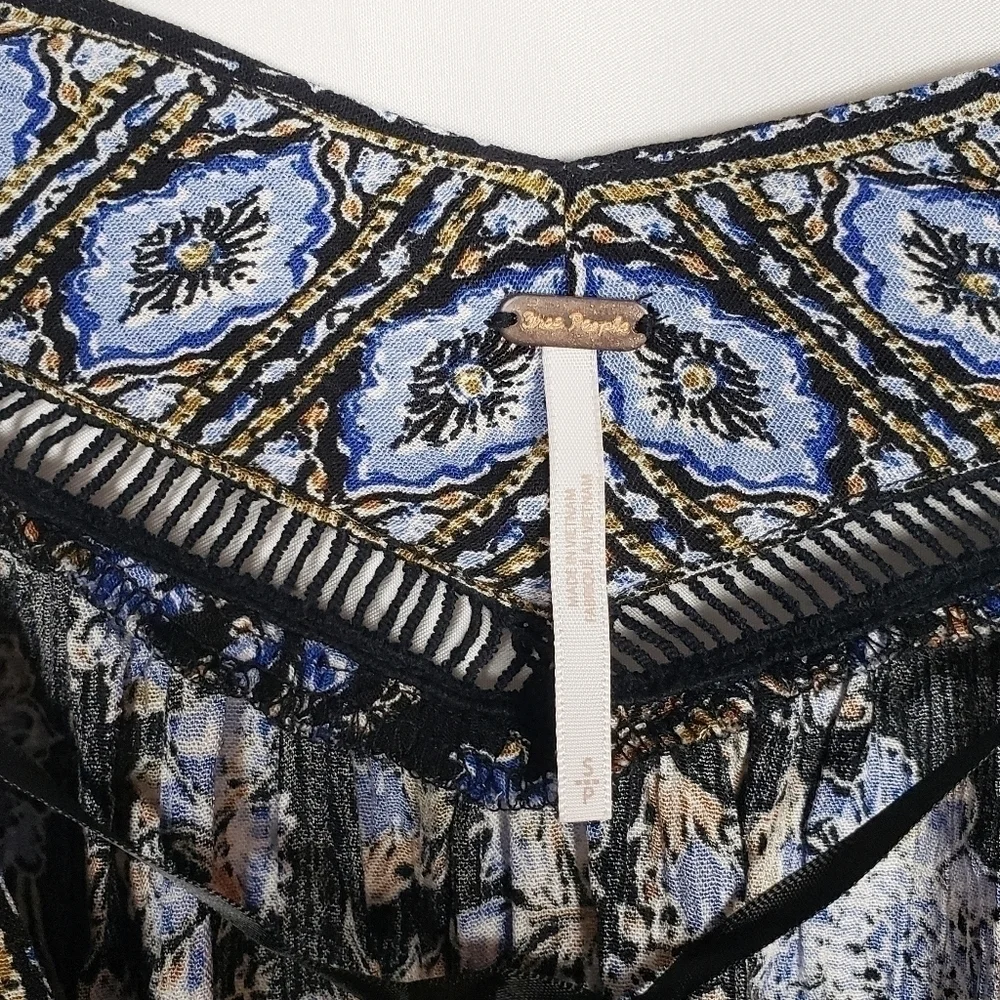 FREE PEOPLE Moonlight Dance Printed Tunic mini dress NWT